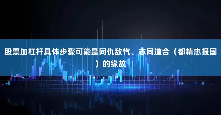 股票加杠杆具体步骤可能是同仇敌忾、志同道合（都精忠报国）的缘故